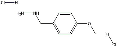 (4-Methoxybenzyl)hydrazine dihydrochloride Structure