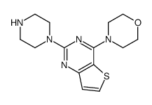 4-(2-piperazin-1-ylthieno[3,2-d]pyrimidin-4-yl)morpholine Structure