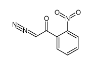 (2-nitrobenzoyl)diazomethane Structure
