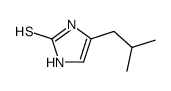 4-isobutyl-1,3-dihydro-imidazole-2-thione结构式