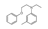 N-ethyl-3-methyl-N-(2-phenoxyethyl)aniline Structure