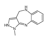 1-methyl-4,5-dihydro-2H-pyrazolo[4,3-c][1,5]benzodiazepine结构式