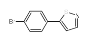 5-(4-BROMOPHENYL)ISOTHIAZOLE Structure
