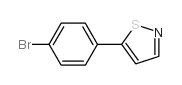 5-(4-BROMOPHENYL)ISOTHIAZOLE structure