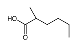 (2S)-2-Methylhexanoic acid Structure