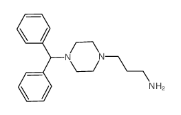 3-(4-BENZHYDRYL-1-PIPERAZINYL)-1-PROPANAMINE structure