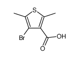 4-bromo-2,5-dimethylthiophene-3-carboxylic acid结构式