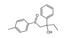 1-(p-tolylsulfinyl)-2-phenyl-2-butanol结构式