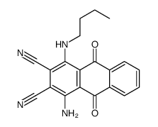 1-amino-4-(butylamino)-9,10-dihydro-9,10-dioxoanthracene-2,3-dicarbonitrile picture