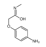 2-(4-aminophenoxy)-N-methylacetamide结构式