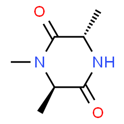 2,5-Piperazinedione,1,3,6-trimethyl-,trans-(9CI) Structure