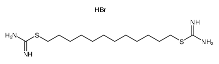 1,12-bis-carbamimidoylmercapto-dodecane, dihydrobromide结构式