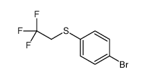 (4-BROMOPHENYL)(2,2,2-TRIFLUOROETHYL)SULFANE结构式