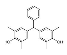 4,4'-Benzylidenebis(2,6-dimethylphenol)结构式