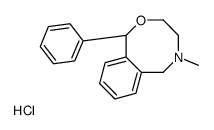 (S)-3,4,5,6-tetrahydro-5-methyl-1-phenyl-1H-2,5-benzoxazocine hydrochloride结构式