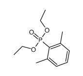 diethyl 2,6-dimethylphenylphosphonate结构式