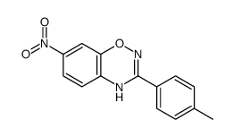 3-(4-methylphenyl)-7-nitro-2H-1,2,4-benzoxadiazine结构式