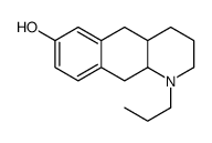 (4aR,10aS)-1-propyl-3,4,4a,5,10,10a-hexahydro-2H-benzo[g]quinolin-7-ol结构式