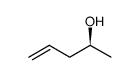 (S)-(+)-4-penten-2-ol structure