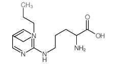 2-amino-5-[(5-pentylpyrimidin-2-yl)amino]pentanoic acid结构式