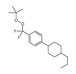1-[tert-butylperoxy(difluoro)methyl]-4-(4-propylcyclohexyl)benzene Structure