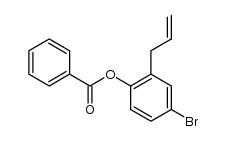 benzoic acid-(2-allyl-4-bromo-phenyl ester) Structure