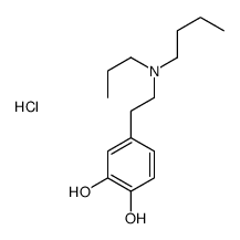 4-[2-[butyl(propyl)amino]ethyl]benzene-1,2-diol,hydrochloride Structure