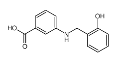 3-<<<2-hydroxyphenyl>methyl>amino>benzoic acid Structure
