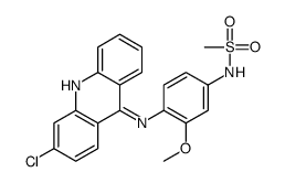 N-[3-Methoxy-4-[(3-chloroacridine-9-yl)amino]phenyl]methanesulfonamide Structure