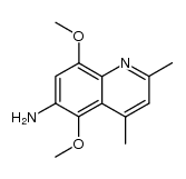 6-Amino-5,8-dimethoxy-2,4-dimethylchinolin Structure