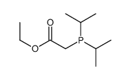 ethyl 2-di(propan-2-yl)phosphanylacetate结构式