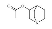 (RS)-3-acetoxyquinuclidine结构式