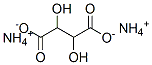 Ammonium hydrotartrate Structure