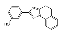3-(4,5-dihydropyrazolo[1,5-a]quinolin-2-yl)phenol结构式