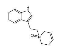 1-(2-(1H-indol-3-yl)ethyl)-1,2,3,6-tetrahydropyridine 1-oxide结构式