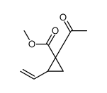 methyl 1-acetyl-2-ethenylcyclopropane-1-carboxylate Structure