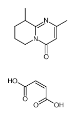 2,9-Dimethyl-6,7,8,9-tetrahydro-pyrido[1,2-a]pyrimidin-4-one; compound with (Z)-but-2-enedioic acid结构式