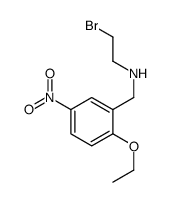 N-(2-Bromoethyl)-2-ethoxy-5-nitrobenzylamine结构式