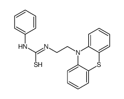 1-(2-phenothiazin-10-ylethyl)-3-phenylthiourea结构式