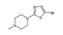 1-(5-溴噻唑-2-基)-4-甲基-哌嗪结构式