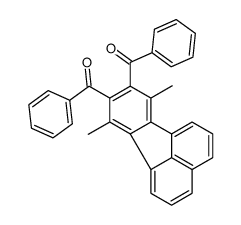 (9-benzoyl-7,10-dimethylfluoranthen-8-yl)-phenylmethanone结构式