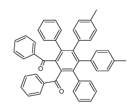 2-Benzoyl-4,5-bis(4-methylphenyl)-3,6-diphenylbenzophenon结构式
