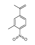 2-methyl-1-nitro-4-prop-1-en-2-ylbenzene Structure