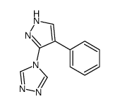 4-(4-phenyl-1H-pyrazol-5-yl)-1,2,4-triazole Structure