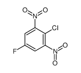2-chloro-5-fluoro-1,3-dinitrobenzene结构式
