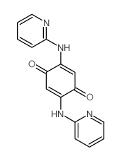 2,5-bis(pyridin-2-ylamino)cyclohexa-2,5-diene-1,4-dione结构式