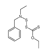 O-ethyl [[benzyl(ethyl)amino]disulfanyl]methanethioate Structure