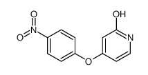 4-(4-NITROPHENOXY)PYRIDIN-2(1H)-ONE structure