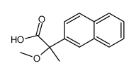 (+/-)-2-methoxy-2-(2-naphthyl)propionic acid Structure