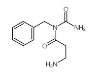 Propanamide,3-amino-N-(aminocarbonyl)-N-(phenylmethyl)- Structure